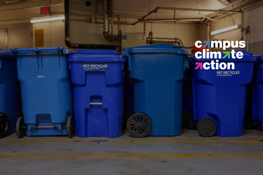 recycling bins