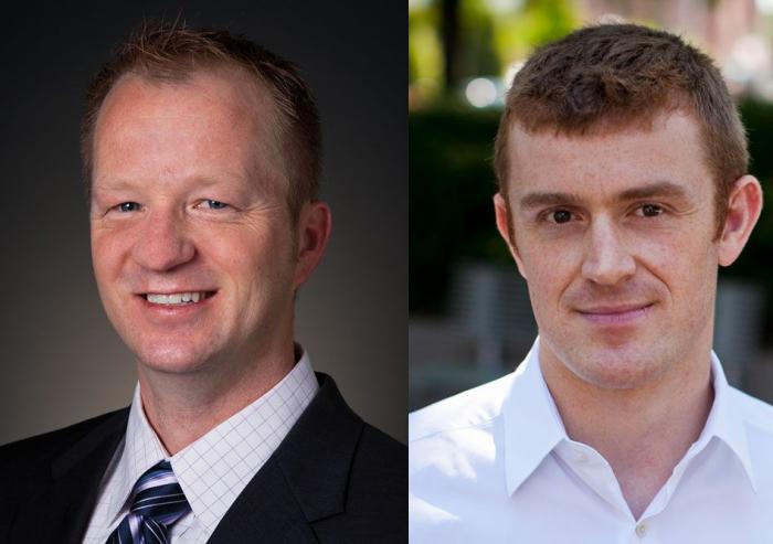 The co-directors of MITEI’s Low-Carbon Energy Center for Electric Power Systems Research are (left) Christopher Knittel, the George P. Shultz Professor of Applied Economics at the MIT Sloan School of Management, and Francis O'Sullivan, director o...