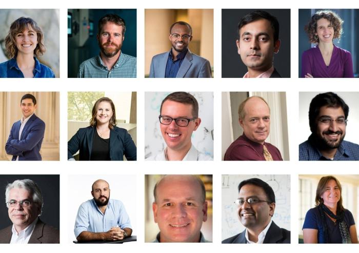 
              The 2023 J-WAFS seed grant recipients are: (top row, l-r) Sara Beery, David Des Marais, Aristide Gumyusenge, Rohit Karnik, Darcy McRose; (middle row, l-r) Carlos Portela, Ariel Furst, Alexander Radosevich, Timothy Swager, Rajeev Ram...