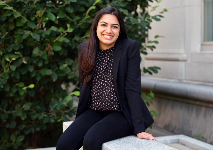 Now a fourth-year PhD student in the Department of Materials Science and Engineering, Avni Singhal devotes herself to both developing sustainable materials and improving the graduate experience in her department.
Photo...
Now a fourth-year PhD student in the Department of Materials Science and Engineering, Avni Singhal devotes herself to both developing sustainable materials and improving the graduate experience in her department.
Photo...