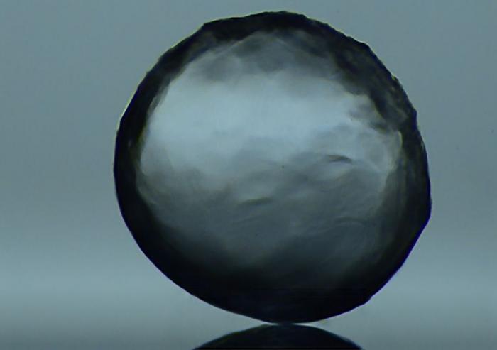 A new surface coating developed by Kripa Varanasi and his team causes water to bead up on the inner surface of a pipe rather than spreading out. This prevents the formation of ices that could lead to a clog in an oil pipeline or well.Image courtes... A new surface coating developed by Kripa Varanasi and his team causes water to bead up on the inner surface of a pipe rather than spreading out. This prevents the formation of ices that could lead to a clog in an oil pipeline or well.Image courtes...