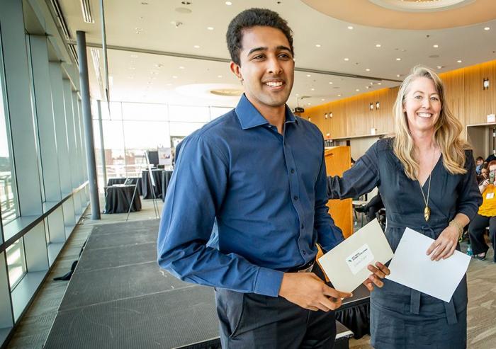 Grand prize winner of $15,000 at the annual MIT IDEAS Global Challenge showcase and awards ceremony went to Umbulizer, a team developing a low-cost, portable ventilator for patients in rural areas where medical resources are scarce and unreliable...