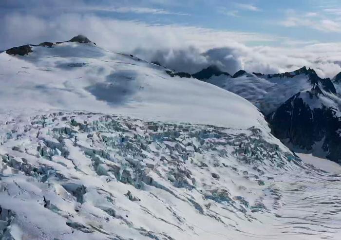 
              The rate of glacier ice flow is more sensitive to stress than previously calculated, according to a new study by MIT researchers that upends a decades’ old equation used to describe ice flow. Pictured is the Juneau ice field i...