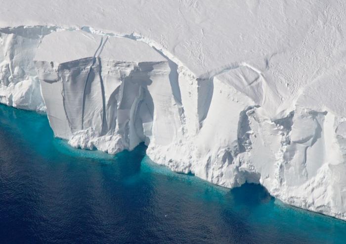 The Getz Ice Shelf in West Antarctica.Image: NASA/Jeremy Harbeck