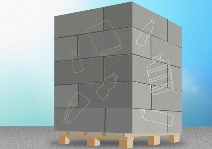 “Our technology takes plastic out of the landfill, locks it up in concrete, and also uses less cement to make the concrete, which makes fewer carbon dioxide emissions,” says assistant professor Michael Short.
Image: MIT News