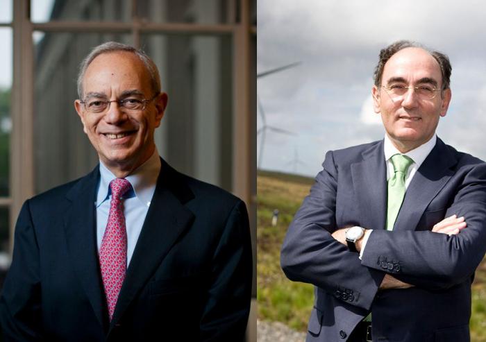 MIT President L. Rafael Reif (left) and Iberdrola Chairman and CEO Ignacio S. GalánPhotos by Dominick Reuter (left) and courtesy of Iberdrola (right)