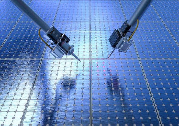 Scientists are striving to discover new semiconductor materials that could boost the efficiency of solar cells and other electronics. The pace of innovation is bottlenecked by the speed at which researchers can manually measure important material properties, but a fully autonomous robotic system developed by MIT researchers could speed things up.