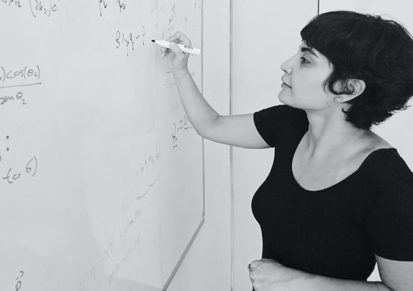 
              Leila Mirzagholi, an MIT postdoc in civil and environmental engineering, applies her physics and mathematical background to her research in evaluating the impact climate change has on our global terrestrial carbon cycle.
          