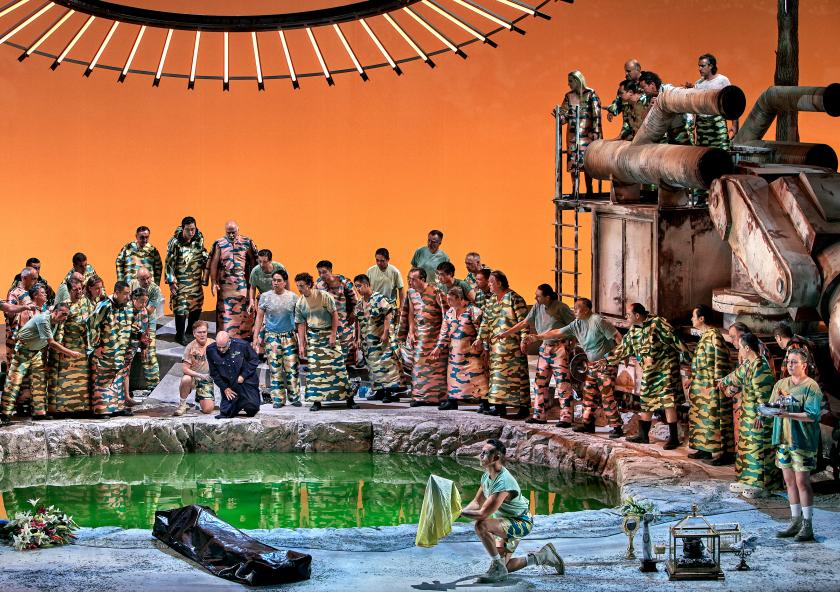 Director and MIT Professor Jay Scheib speaks about his widely heralded production of Wagner’s “Parsifal” opera at the Bayreuth Festival, which features an apocalyptic theme and augmented reality headsets for the audience.
...
Director and MIT Professor Jay Scheib speaks about his widely heralded production of Wagner’s “Parsifal” opera at the Bayreuth Festival, which features an apocalyptic theme and augmented reality headsets for the audience.
...