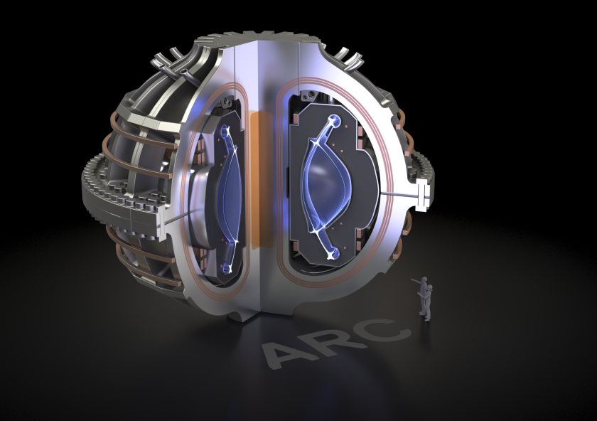 
              The ARC Fusion Pilot Plant concept was developed at MIT as a demonstration of the potential of high-temperature superconducting magnets to reduce the cost and speed deployment of fusion power.
              Image: MIT-PSFC/CFS
      
