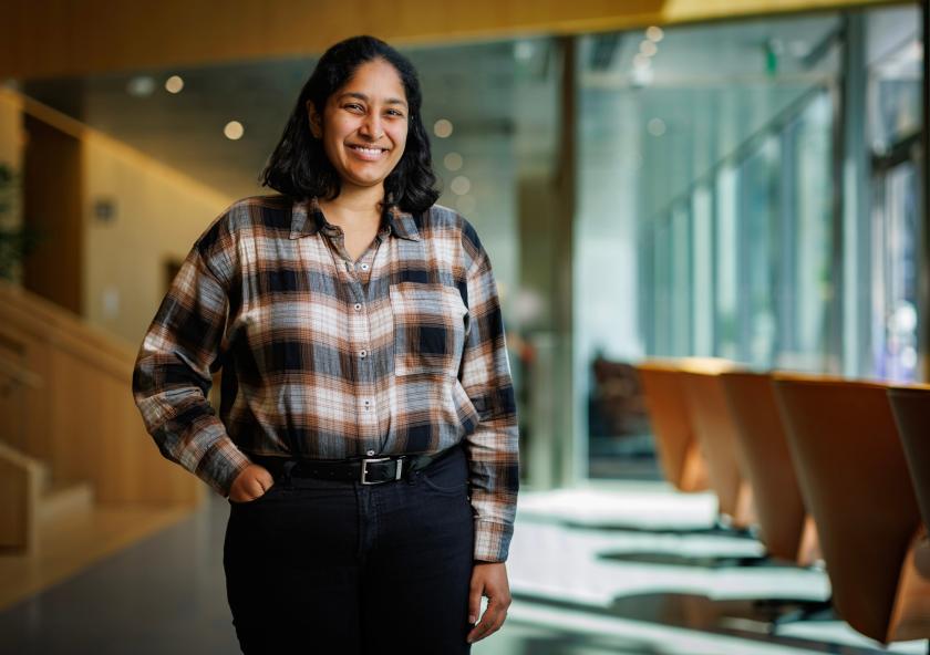 Priya Donti, an MIT electrical engineering and computer science professor, studies how machine learning can make the power grid more efficient and resilient.