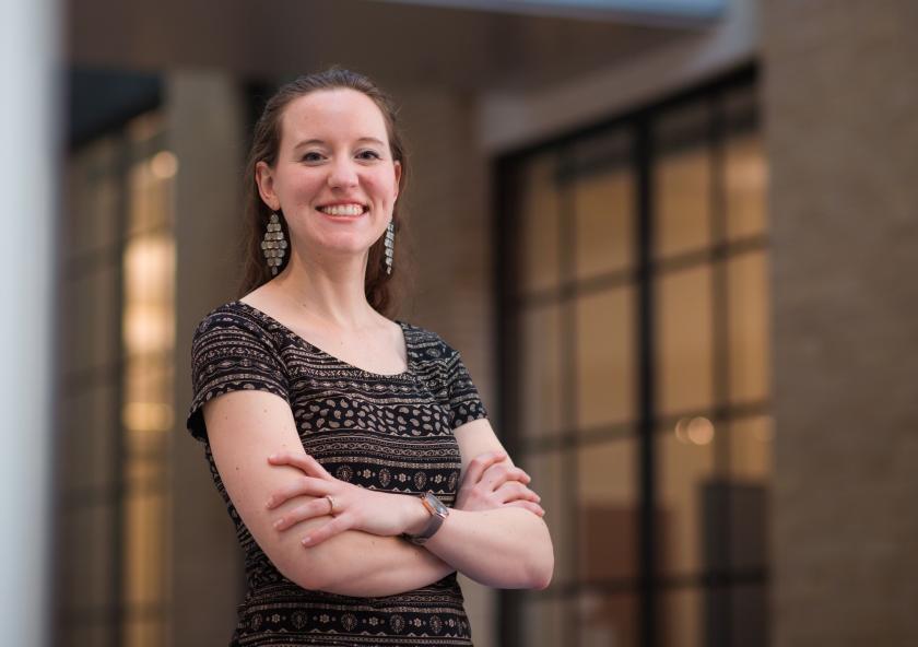 “I thought nuclear made the most sense, since it produced energy and cleaned up the atmosphere, so I decided I should contribute to the field somehow,” Miriam Kreher recalls.Photo: Gretchen Ertl