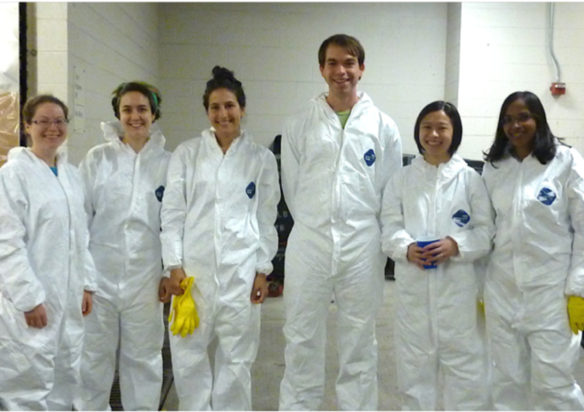 Waste Audit volunteers