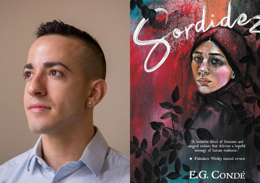 MIT HASTS PhD candidate Steven Gonzalez, who writes under the name E.G. Condé, has published his first book, "Sordidez.”
Photo courtesy of Steven Gonzalez.
MIT HASTS PhD candidate Steven Gonzalez, who writes under the name E.G. Condé, has published his first book, "Sordidez.”
Photo courtesy of Steven Gonzalez.