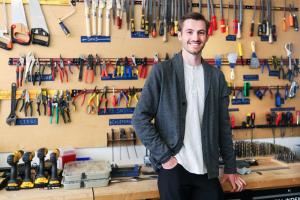 Before coming to MIT, 2024 MAD Design Fellow Zane Schemmer, who grew up in the mountains of Utah, earned a BS and MS in civil and environmental engineering from the University of California at Berkeley, where his graduate work focused on seismic design.