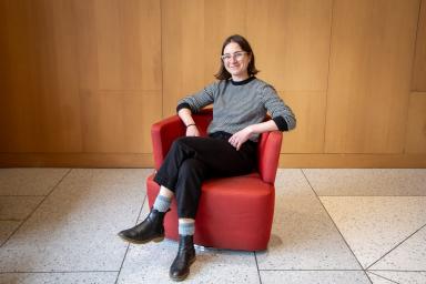 
              “Feedback, advice, and support from faculty were crucial as I grew as a researcher at MIT,” economics PhD student Anna Russo says.
              Photo: Jon Sachs
      
