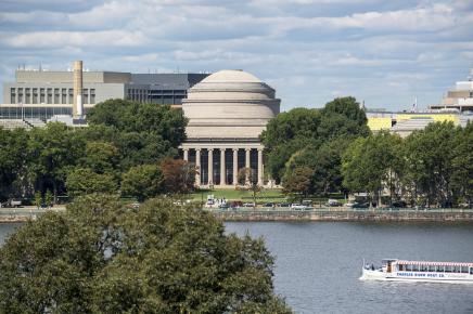 across the river view of MIT dome