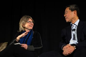 
              The Energy Conference featured a keynote discussion between MIT President Sally Kornbluth and MIT’s Kyocera Professor of Ceramics Yet-Ming Chiang, in which Kornbluth discussed her first year at MIT as well as a recently announced...