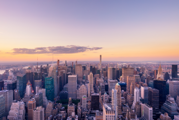 New York City is built with millions of metric tons of concrete and other cement-based materials, which gradually absorb and store carbon dioxide from the air over the lifetimes of buildings and infrastructure.