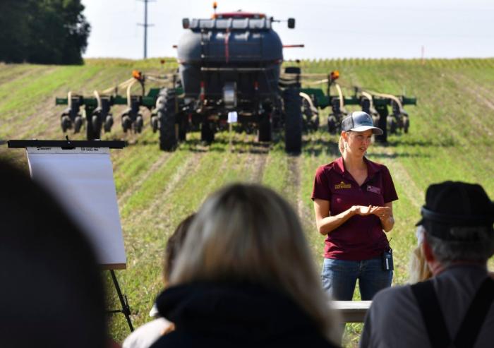 MIT Environmental Solutions Journalism fellow Nora Hertel attended an agricultural conference and fair in Minnesota to learn how farmers and foresters are exploring carbon credit markets and climate-smart practices. Hertel is the government and investigations reporter for the St. Cloud Times in central Minnesota.