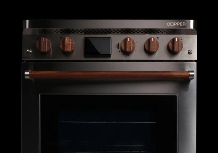 “We’re making ‘going electric’ like an appliance swap instead of a construction project,” says founder Sam Calisch. Pictured is an example of Copper’s battery-equipped kitchen range. “We’re making ‘going electric’ like an appliance swap instead of a construction project,” says founder Sam Calisch. Pictured is an example of Copper’s battery-equipped kitchen range.