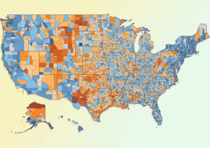
              A new map shows which U.S. counties have the highest concentration of jobs that could be affected by the transition to renewable energy, based on new research by Christopher Knittel, the George P. Shultz Professor at the MIT Sloa...