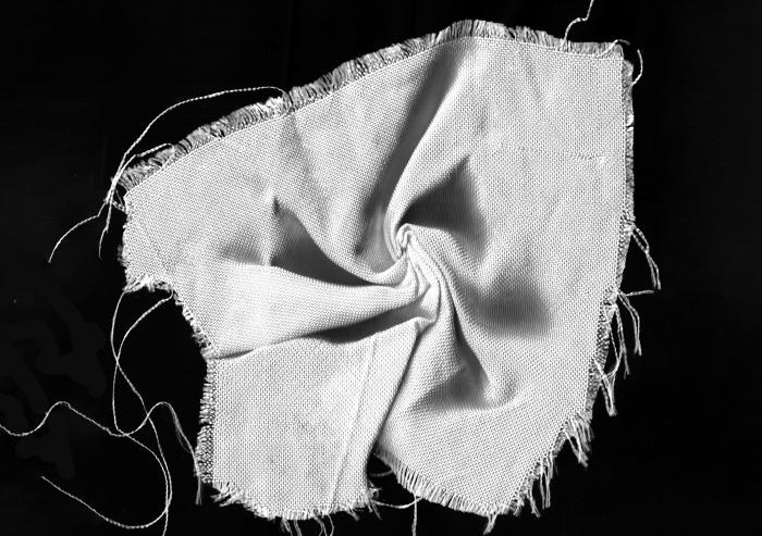 
              The new PE fabric, made from material commonly used in plastic grocery bags, can be spun into lightweight textiles that wick moisture away, contrary to previous polyethylene designs.
              Image: Felice Frankel, Christin...