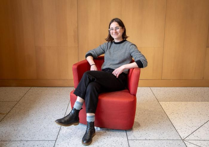 
              “Feedback, advice, and support from faculty were crucial as I grew as a researcher at MIT,” economics PhD student Anna Russo says.
              Photo: Jon Sachs
      