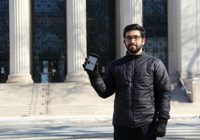 
              PhD candidate Meshkat Botshekan is one of the developers of Carbin, an app that allows users to crowdsource road-quality data with their smartphones.
              Photo: Andrew Logan
      