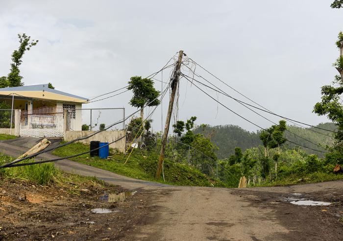 Hurricane Maria ravaged this neighborhood in Vega Alta, Puerto Rico.