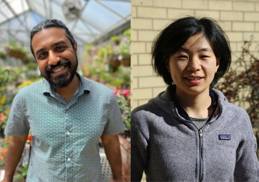 
              2023 J-WAFS Fellows Gokul Sampath (left) and Jie Yun
              Photos courtesy of J-WAFS.
      