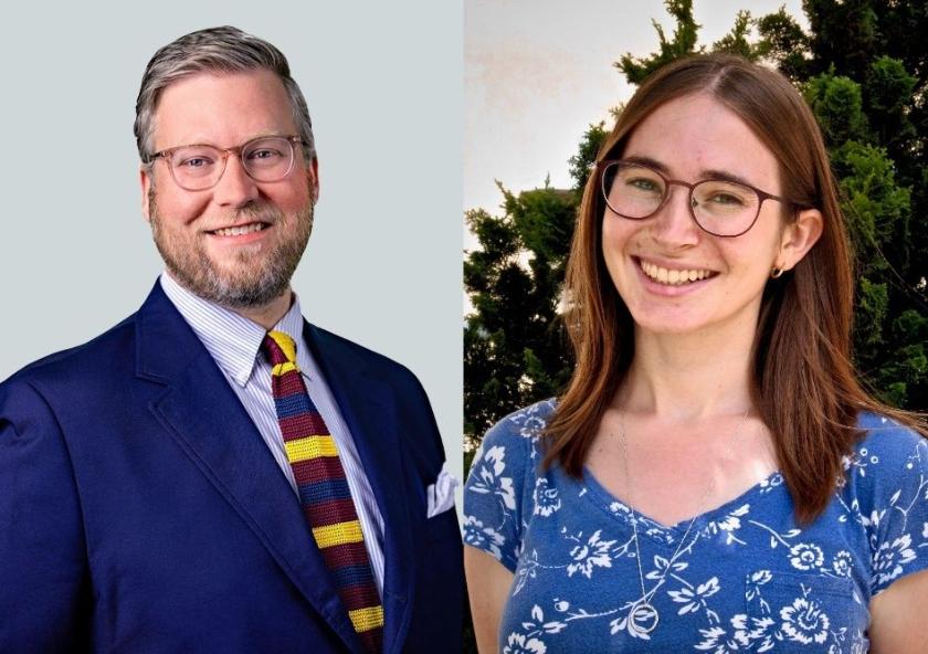 Addison Stark (left) and Abigail OstrikerStark photo: Greg Gibson/Bipartisan Policy Center; Ostriker photo: Thomas Dattilo