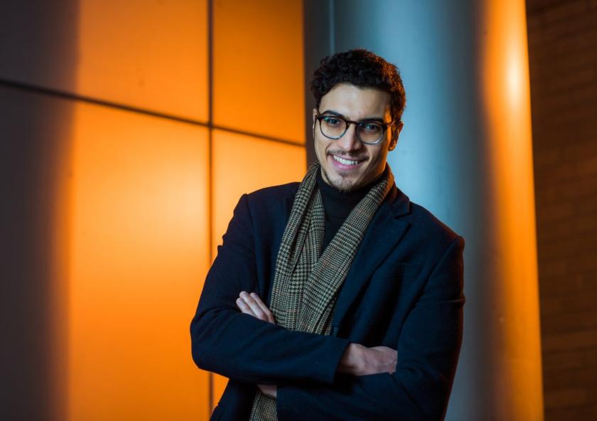 
              “Nuclear power is safe, sustainable, and reliable; now we need to be on time and on budget [to achieve] climate goals” says MIT doctoral student Assil Halimi.
              Photo: Gretchen Ertl
      