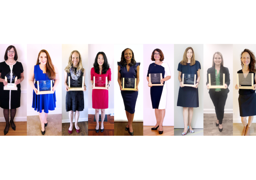 
              At the 10th annual U.S. C3E Women in Clean Energy Symposium, nine women were awarded for their outstanding leadership and extraordinary achievement in the clean-energy field. 
              Photo courtesy of the U.S. C3E Initiative.
      
