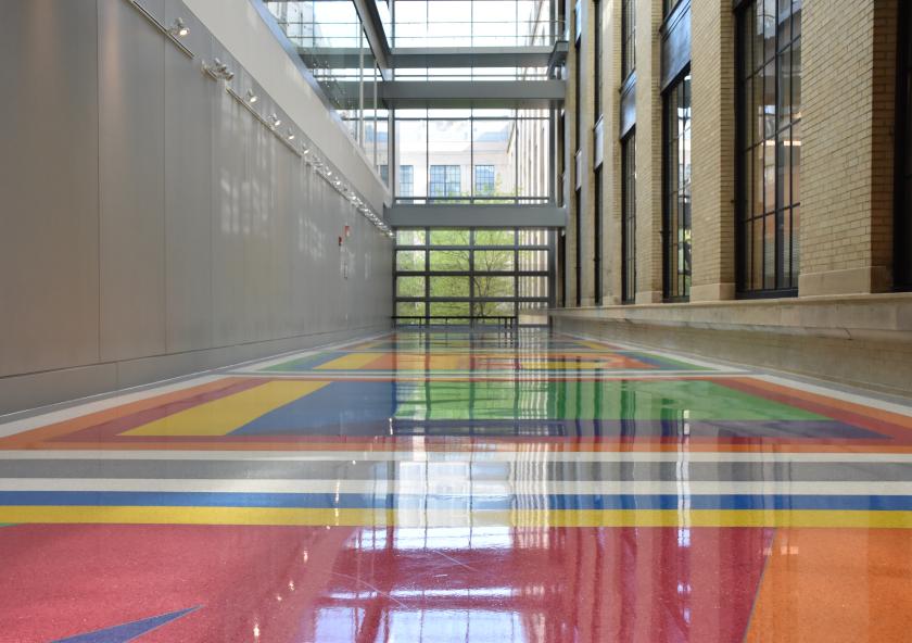 Colorful floor
