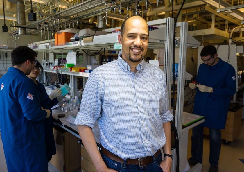 Fikile Brushett is the Cecil and Ida Green Career Development Associate Professor in the Department of Chemical Engineering.Photo: Lillie Paquette/School of Engineering