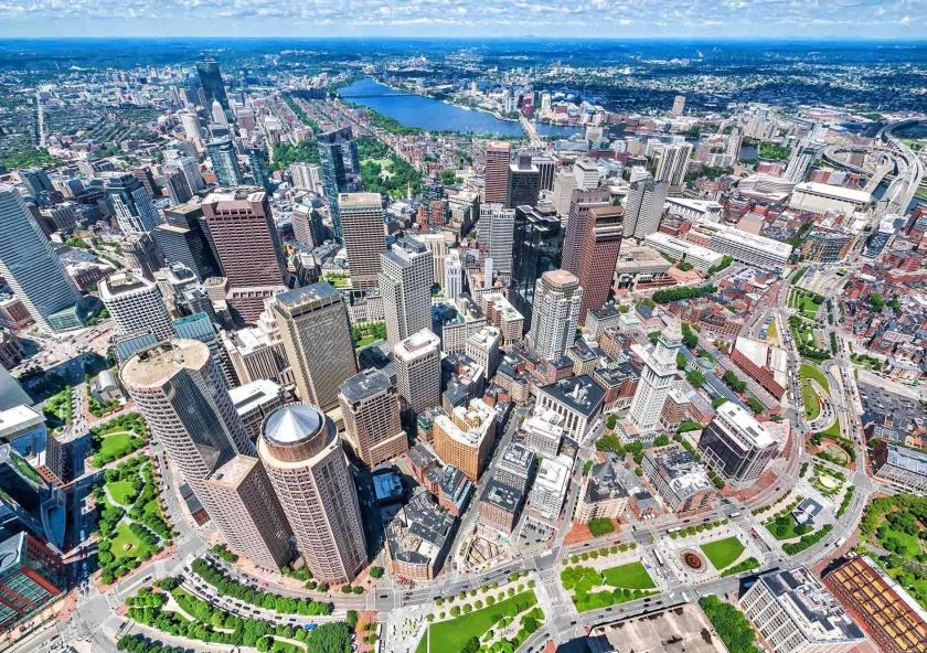 The Rose Fitzgerald Kennedy Greenway has become a signature landmark in Downtown Boston.Photo: Greenway Conservancy and Kyle Klein Photography