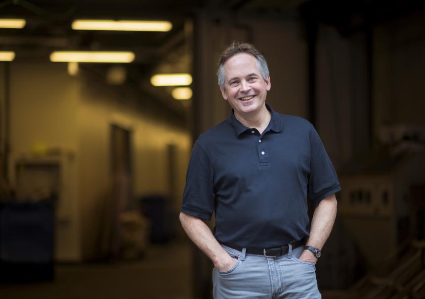 
              After overseeing three years of research and development, Brian LaBombard is ready to test a toroidal field model coil, a prototype for those that will be used in the new fusion experiment, SPARC.
              Photo: Gretchen Ertl
      