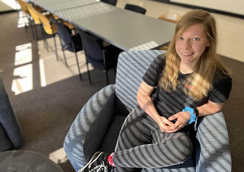 
              "It was a shot in the dark,” says Skylar Dannhoff about taking a chance on high-energy-density physics. Now she finds herself supporting a history-making fusion experiment.
              Photo: Paul Rivenberg
      