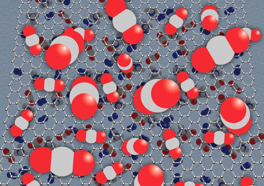 MIT researchers have developed a new polymer membrane that can dramatically improve the efficiency of natural gas purification, while reducing its environmental impact.Image: Chelsea Turner, MIT 
