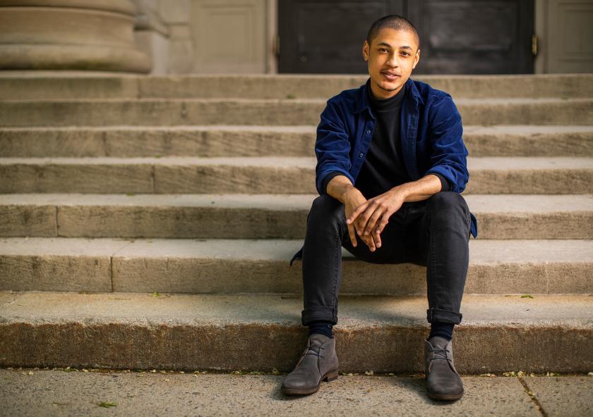 
              Merging species conservation and architectural design, MIT MArch student James Brice is studying the sustainable development of public spaces.
              Image: Adam Glanzman
      