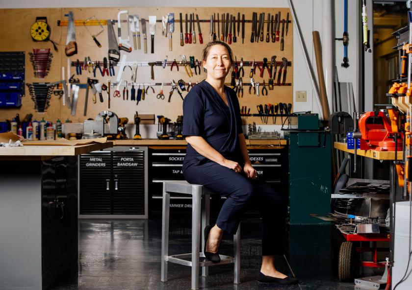 MIT architecture professor Miho Mazereeuw’s work on disaster resilience focuses on plans, people, and policies, well as technology and design, to prepare for the future.
Photo: M. Scott Brauer
MIT architecture professor Miho Mazereeuw’s work on disaster resilience focuses on plans, people, and policies, well as technology and design, to prepare for the future.
Photo: M. Scott Brauer