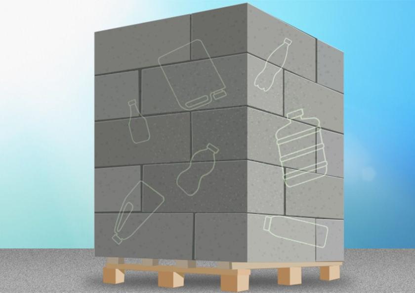 “Our technology takes plastic out of the landfill, locks it up in concrete, and also uses less cement to make the concrete, which makes fewer carbon dioxide emissions,” says assistant professor Michael Short.
Image: MIT News “Our technology takes plastic out of the landfill, locks it up in concrete, and also uses less cement to make the concrete, which makes fewer carbon dioxide emissions,” says assistant professor Michael Short.
Image: MIT News
