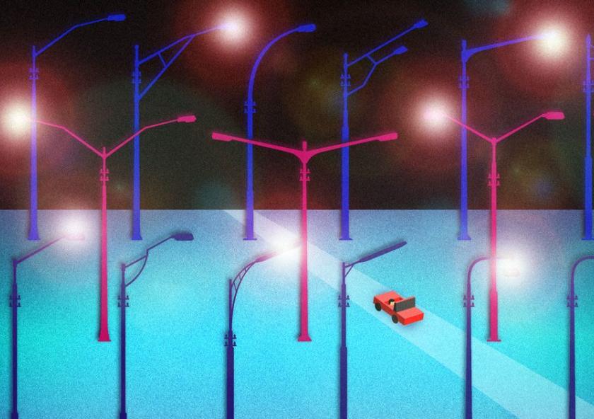 “The way we measure street lighting is still very primitive,” says Sumeet Kumar PhD ’14. Kumar and his team came up with the idea of replacing manual inspections with a set of cameras and sensors mounted on top of a vehicle, in much the sam... “The way we measure street lighting is still very primitive,” says Sumeet Kumar PhD ’14. Kumar and his team came up with the idea of replacing manual inspections with a set of cameras and sensors mounted on top of a vehicle, in much the sam...