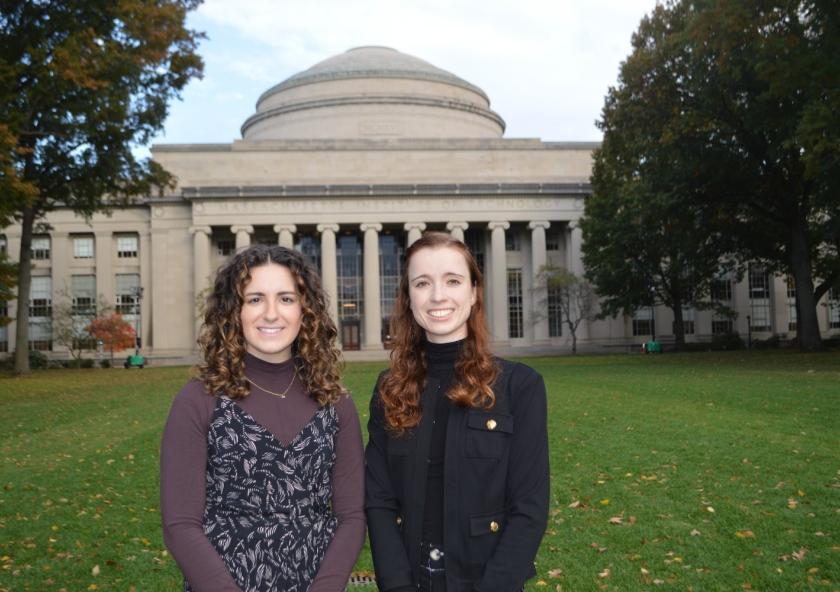 Service members Kelsey Pittman (left) and Jacqueline Orr share a similar path from the United States Military Academy West Point to graduate studies in structural engineering at MIT. Service members Kelsey Pittman (left) and Jacqueline Orr share a similar path from the United States Military Academy West Point to graduate studies in structural engineering at MIT.