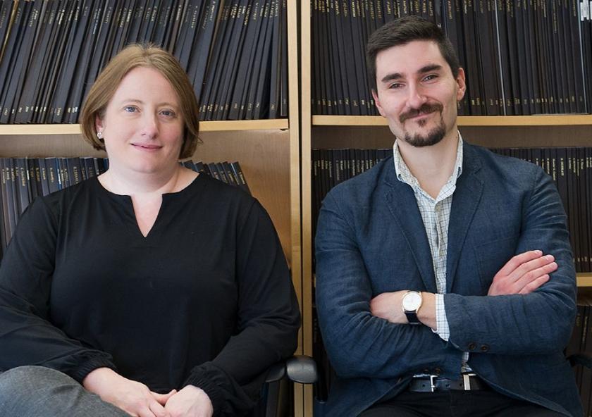 MIT Associate Professor Noelle Eckley Selin (left) and former graduate student Emil Dimanchev SM ’18 used a new method to analyze the impacts of current and proposed state-level renewable energy and carbon pricing policies. Their study yielde...