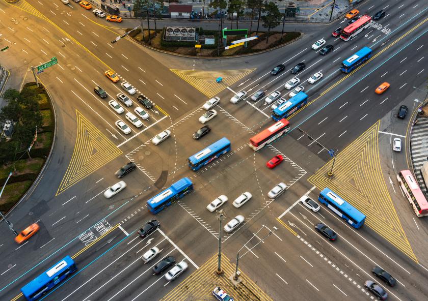 In a new study, MIT researchers demonstrate a machine-learning approach that can learn to control a fleet of autonomous vehicles as they approach and travel through a signalized intersection in a way that keeps traffic flowin...
In a new study, MIT researchers demonstrate a machine-learning approach that can learn to control a fleet of autonomous vehicles as they approach and travel through a signalized intersection in a way that keeps traffic flowin...