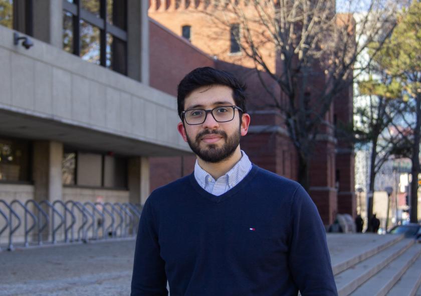 
              Meshkat Botshekan, a PhD student and research assistant at the MIT Concrete Sustainability Hub, has helped develop a method to estimate traffic conditions using the measurements gathered from a single vehicle.  
              Photo...