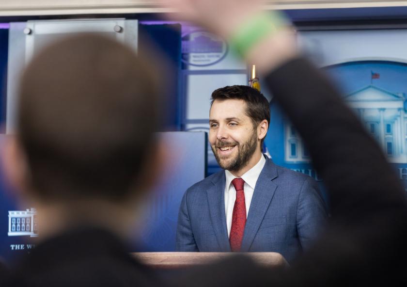 
              Brian Deese at the White House in 2021
              Photo courtesy of the White House
      