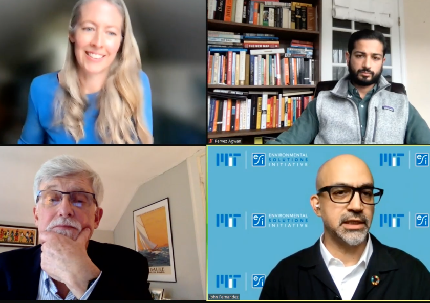 
              A broad cross-section of the MIT community was represented at a recent engagement forum. Clockwise from upper left: Senior Associate Dean and Director of the Office of Experiential Learning Kate Trimble, graduate student and presiden...